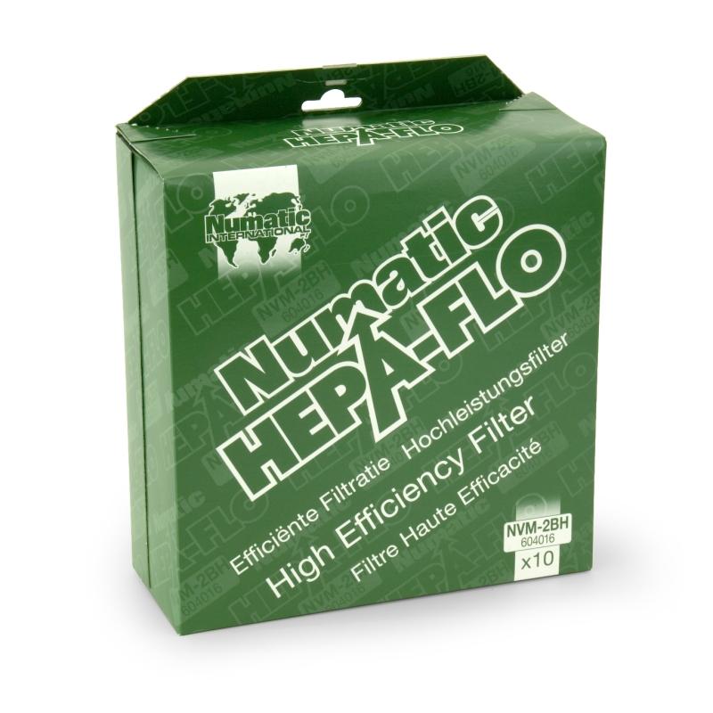 NVM-2BH Numatic Hepaflo Dust Bags - 604016 (Pack of 10 bags)